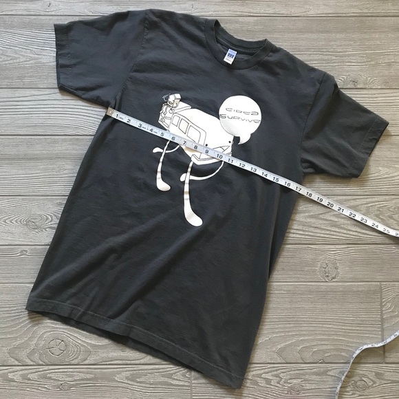 CIRCA SURVIVE Men’s Band T-Shirt in Grey and White - Picture 6 of 7